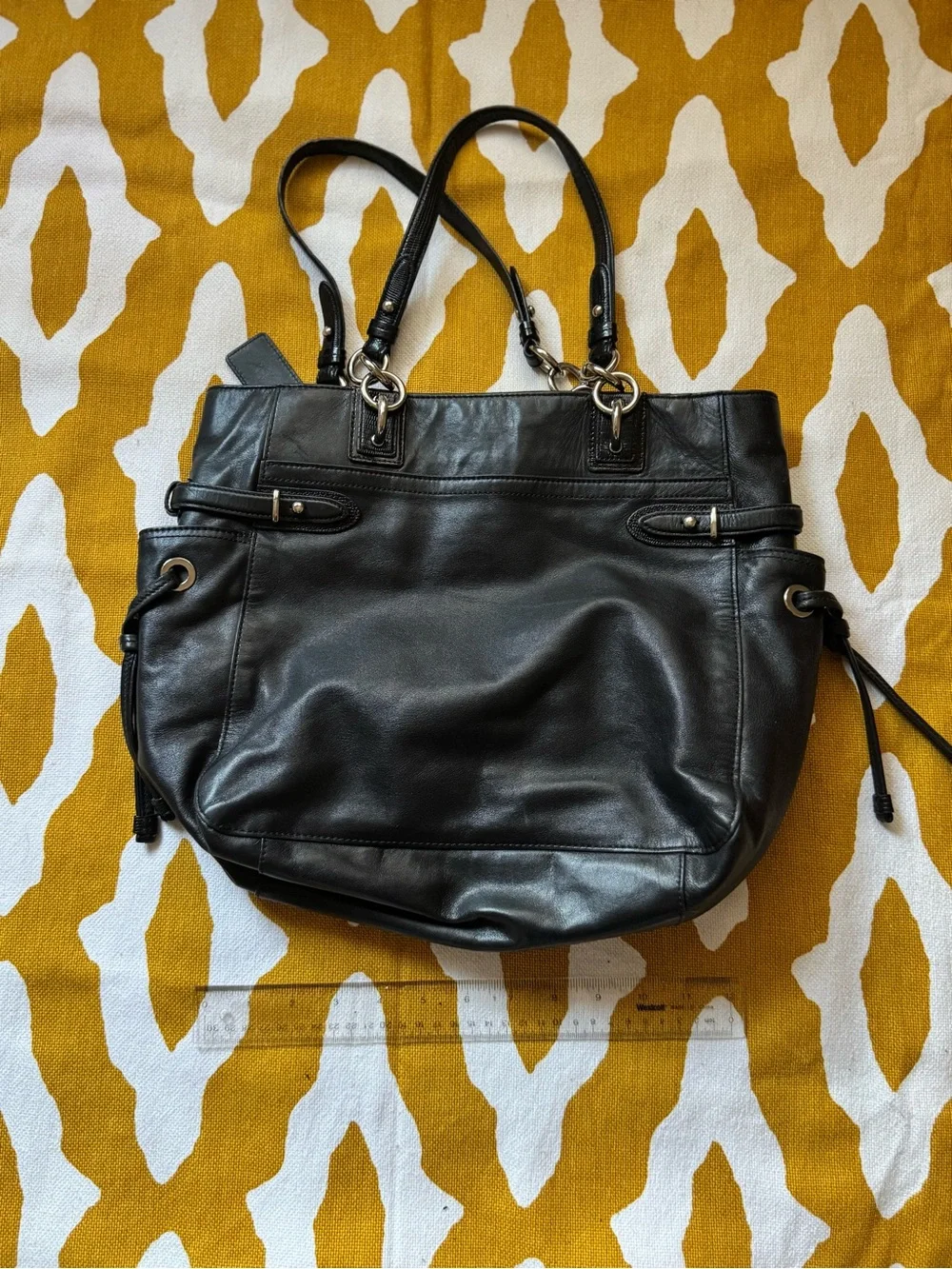 Coach Black Leather Handbag